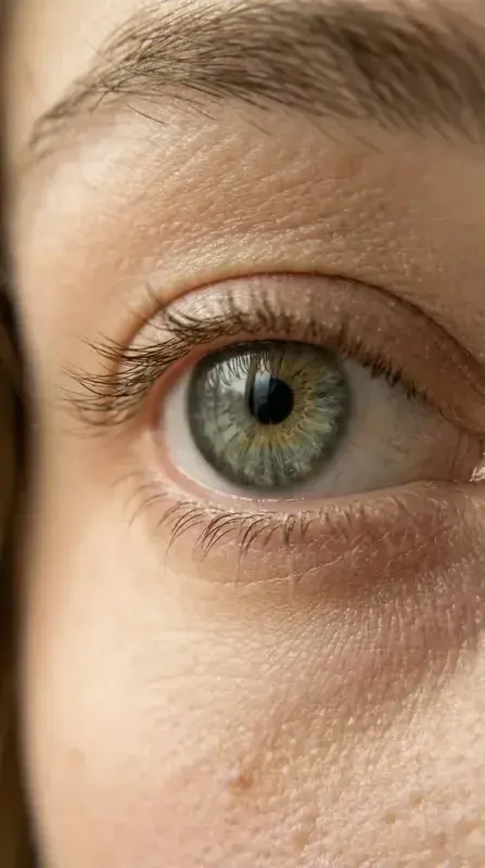 Detailed realistic eye macro output